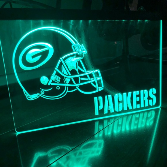 GREEN BAY PACKERS LED NEON LIGHT SIGN 8x12 - Picture 3 of 3